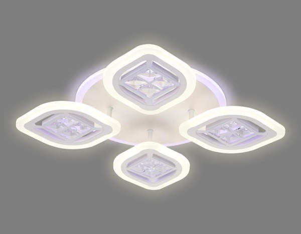 Потолочная светодиодная люстра Ambrella Light Acrylica Ice FA280