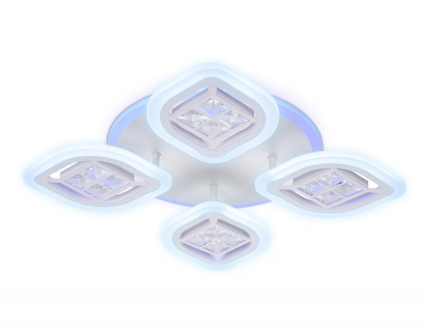 Потолочная светодиодная люстра Ambrella Light Acrylica Ice FA280