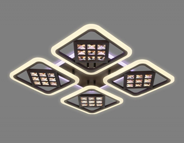 Потолочная светодиодная люстра Ambrella Light Acrylica Ice FA287
