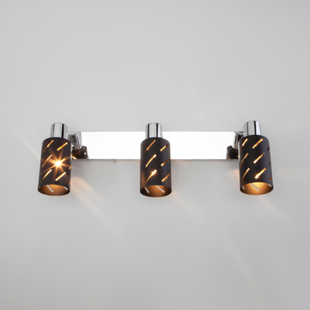 Eurosvet 20090/3 черный/хром