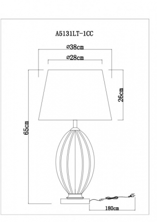 Arte Lamp A5131LT-1CC
