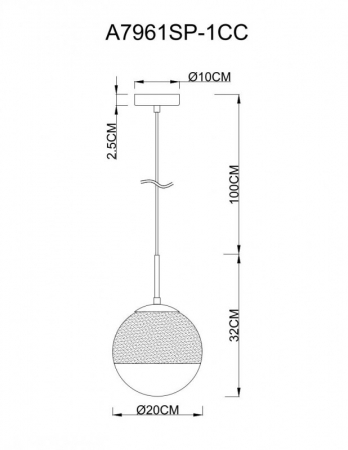 Arte Lamp A7961SP-1CC