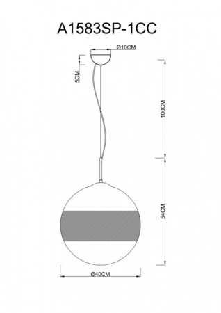 Arte Lamp A1583SP-1CC