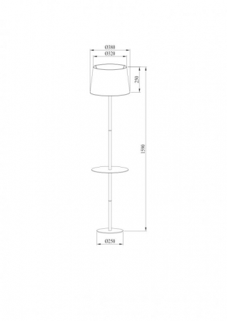 Arte Lamp A2102PN-1WH