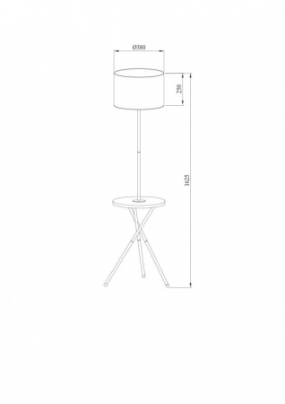 Arte Lamp A2070PN-1BK