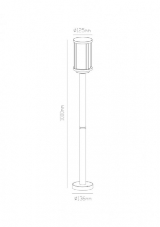 Arte Lamp A1036PA-1BK