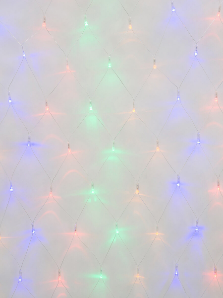 Светодиодная гирлянда Uniel сетка (09565) разноцветный ULD-N2520-240/DTA Multi IP20