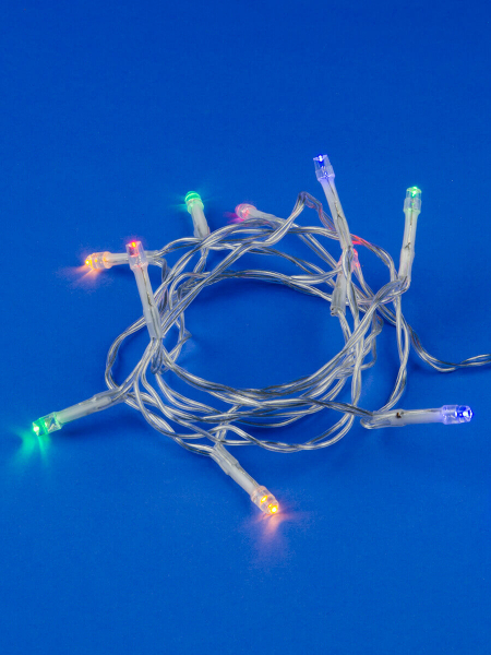 Светодиодная гирлянда Uniel (UL-00007181) разноцветный ULD-S0150-010/STB/2AA Multi IP20