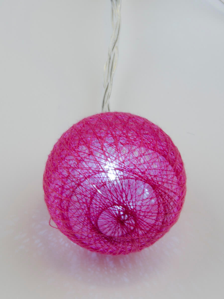 Светодиодная гирлянда Uniel Клубки (UL-00007341) белый ULD-S0200-010/STB/2AA White IP20 Tangles-1