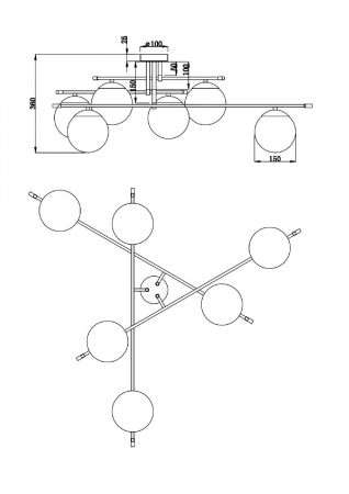Maytoni MOD048CL-06G