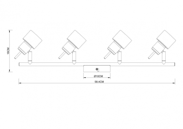 Спот Arte Lamp ALMACH A1906PL-4WH