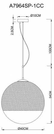 Arte Lamp A7964SP-1CC