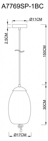 Arte Lamp A7769SP-1BC