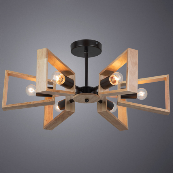 Люстра на штанге Arte Lamp Brussels A8030PL-6BK