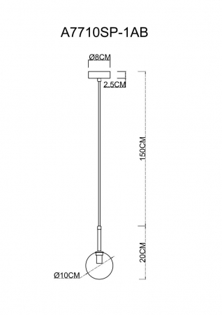 Arte Lamp A7710SP-1AB