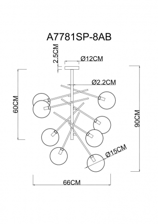 Arte Lamp A7781SP-8AB