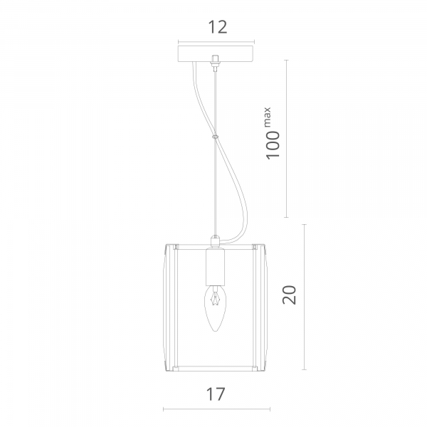 Подвесной светильник Divinare Ostin 1100/02 SP-1