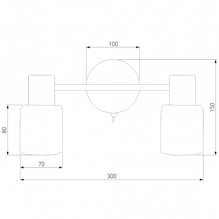 Eurosvet 20089/2 хром