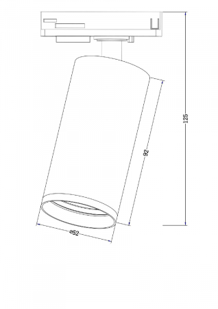 Maytoni TR020-1-GU10-B