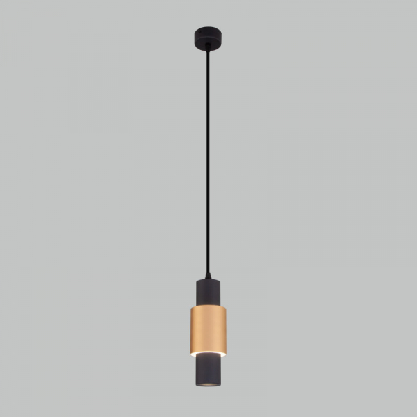 Подвесной светильник Eurosvet Bento 50204/1 LED черный/матовое золото