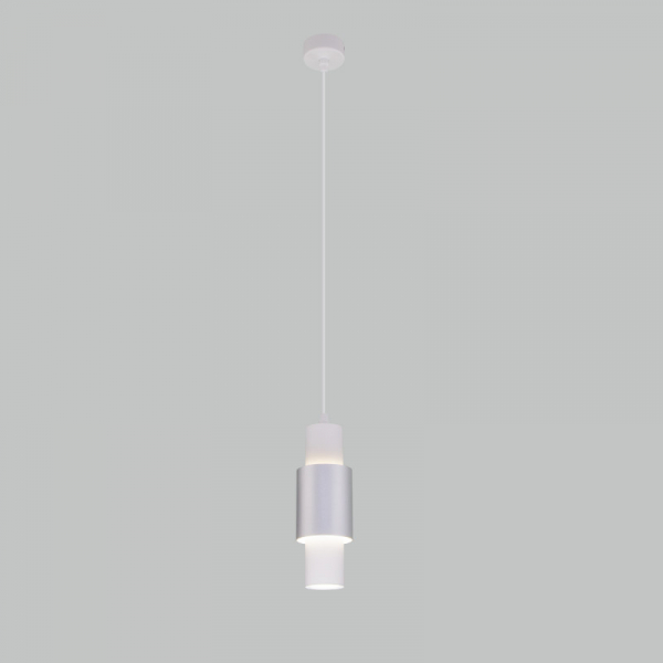 Подвесной светильник Eurosvet Bento 50204/1 LED белый/матовое серебро