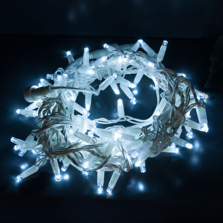 Eurosvet 400-101 белый с эффектом мерцания 10м IP65