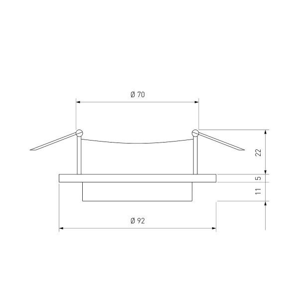 Встраиваемый светильник Elektrostandard 114 MR16 белый/черный 4690389168994