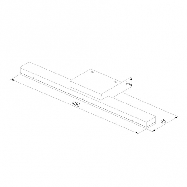 Подсветка для зеркал Elektrostandard Protect LED белый MRL LED 1111 4690389169762