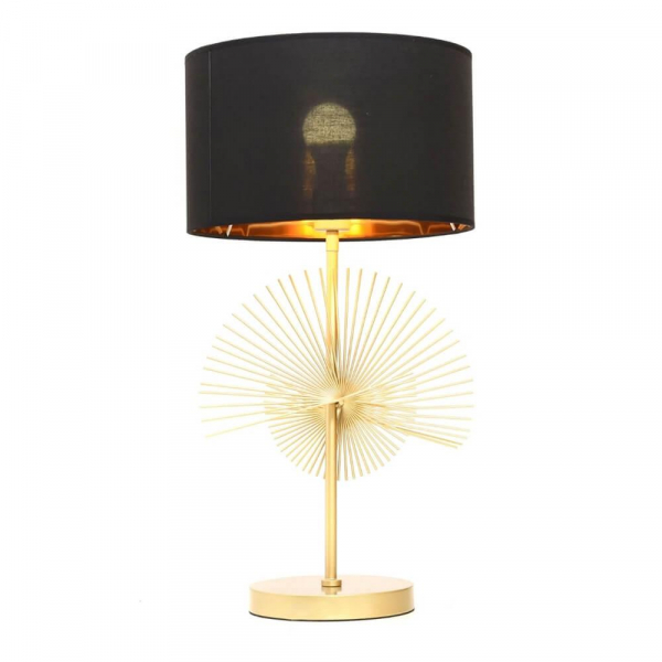 Настольная лампа Lumina Deco Fonti LDT 5534 GD+BK