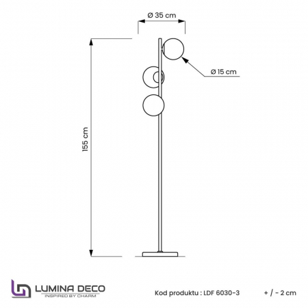 Lumina Deco LDF 6030-3 CHR