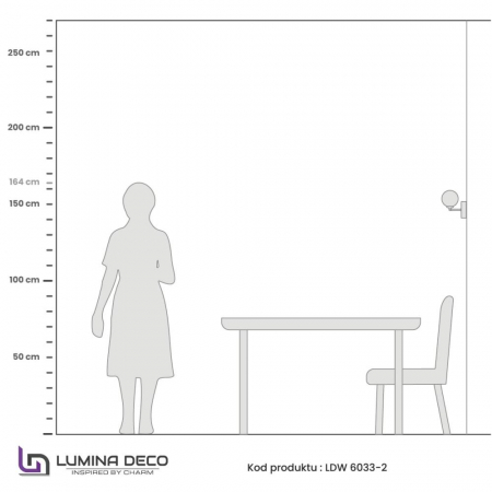 Lumina Deco LDW 6033-2 GD