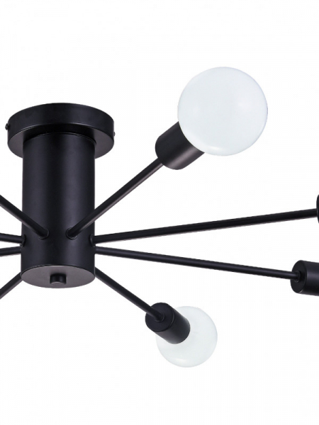 Люстра на штанге Natali Kovaltseva LOFT 75140/8C BLACK
