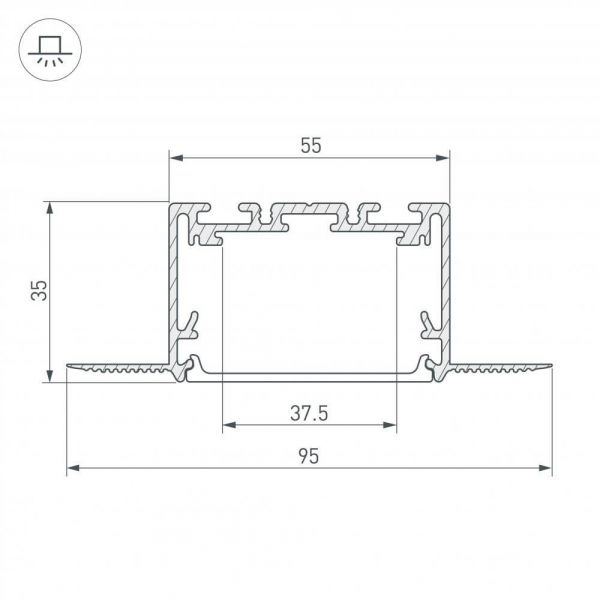 Профиль Arlight 029507