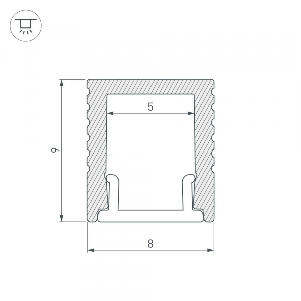 Профиль Arlight SL-MINI 030514