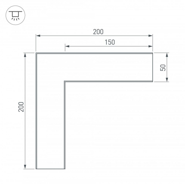 Соединитель профиля Arlight SL-LINE 030116