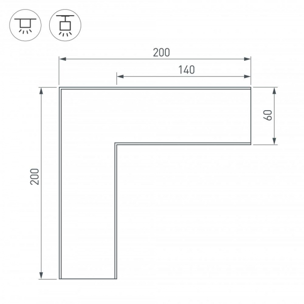 Соединитель профиля Arlight SL-LINE 030141