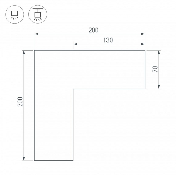 Соединитель профиля Arlight SL-LINE 030139
