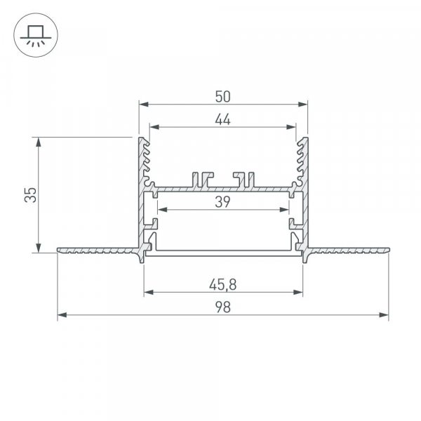 Соединитель профиля Arlight SL-LINIA 030105