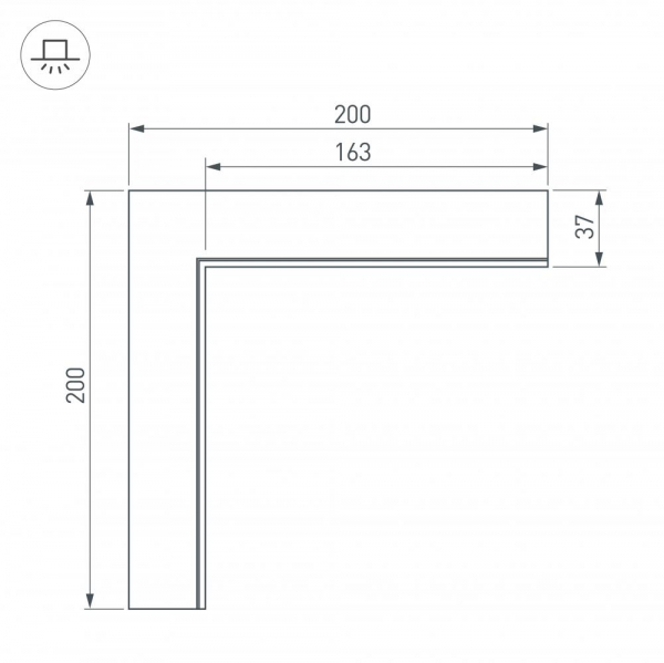 Соединитель профиля Arlight SL-LINIA 030103