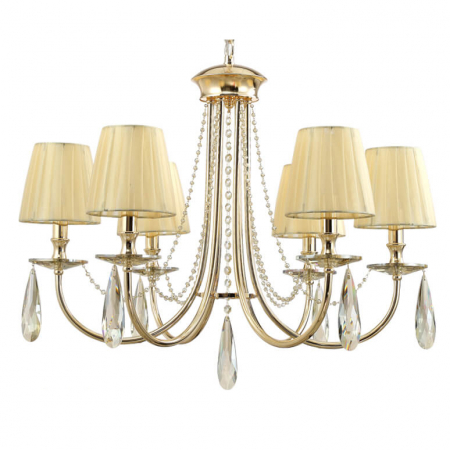 Crystal Lux Victoria SP6 Gold/Amber