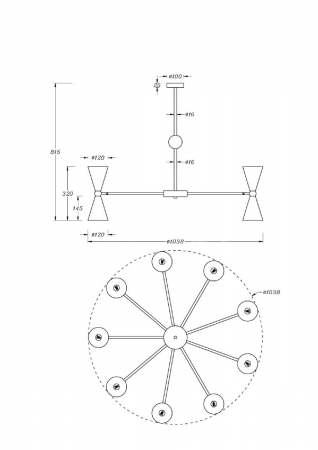 Maytoni MOD108PL-18WG
