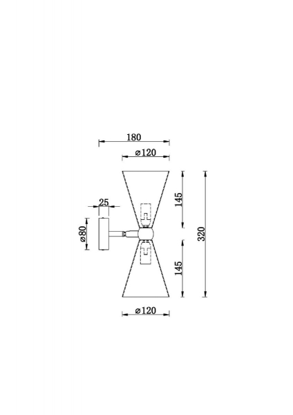 Бра Maytoni Vesper MOD108WL-02WG