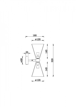 Maytoni MOD108WL-02WG