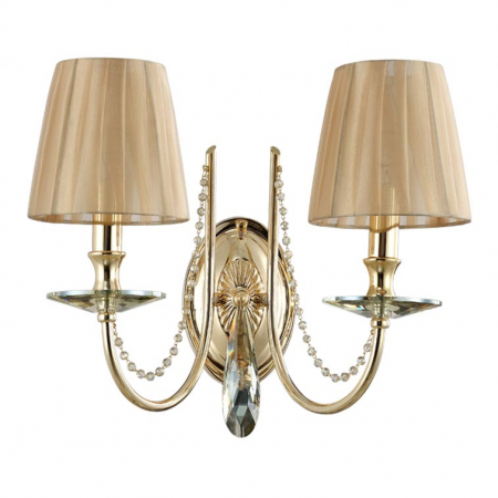 Crystal Lux Victoria AP2 Gold/Amber