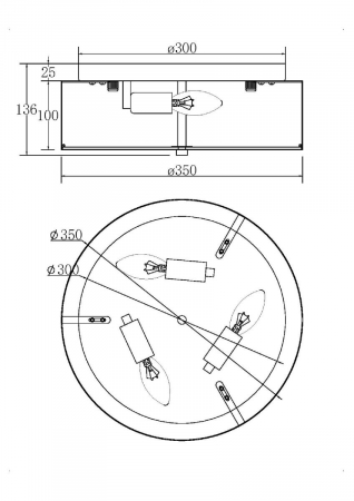 Maytoni MOD096CL-03CH