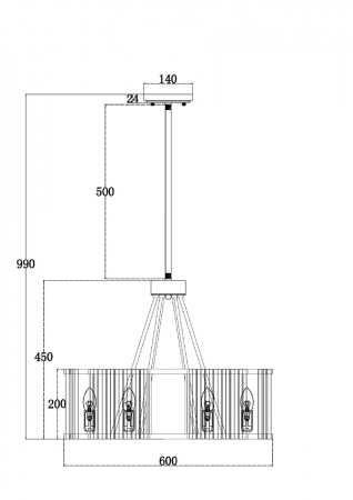 Maytoni MOD087PL-06G