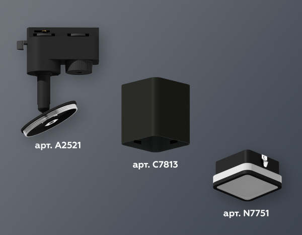 Трековый однофазный светильник Ambrella Light Track System XT7813021 (A2521, C7813, N7751)