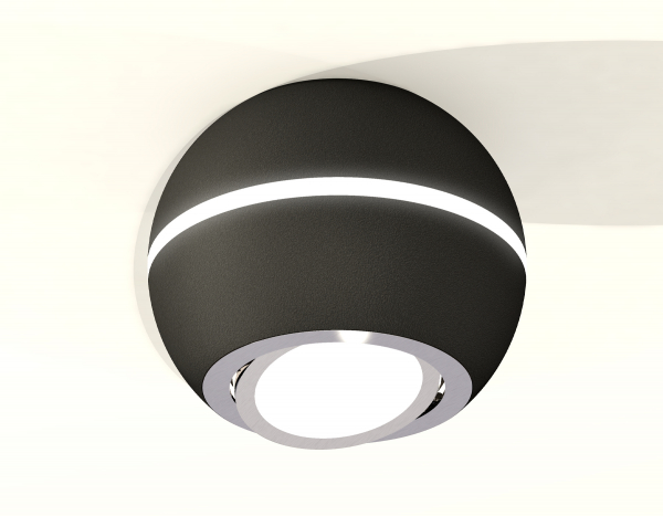 Накладной поворотный светильник с дополнительной подсветкой Ambrella Light Techno XS1102021 (C1102, N7003)