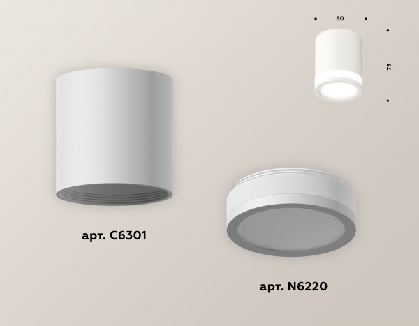 Накладной светильник Ambrella Light Techno XS6301060 (C6301, N6220)