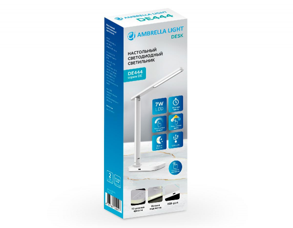 Настольная лампа с USB портом и таймером Ambrella Light Desk DE444